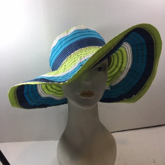 Panama Jack Women's Ribbon Floppy Packable Sun Hat, 4" Large Brim - Picture 7 of 14
